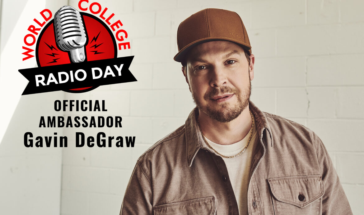 Hear “The Soundtrack of Democracy” on World College Radio Day 2024, Coming This Friday, October 4 – Gavin DeGraw named as Ambassador