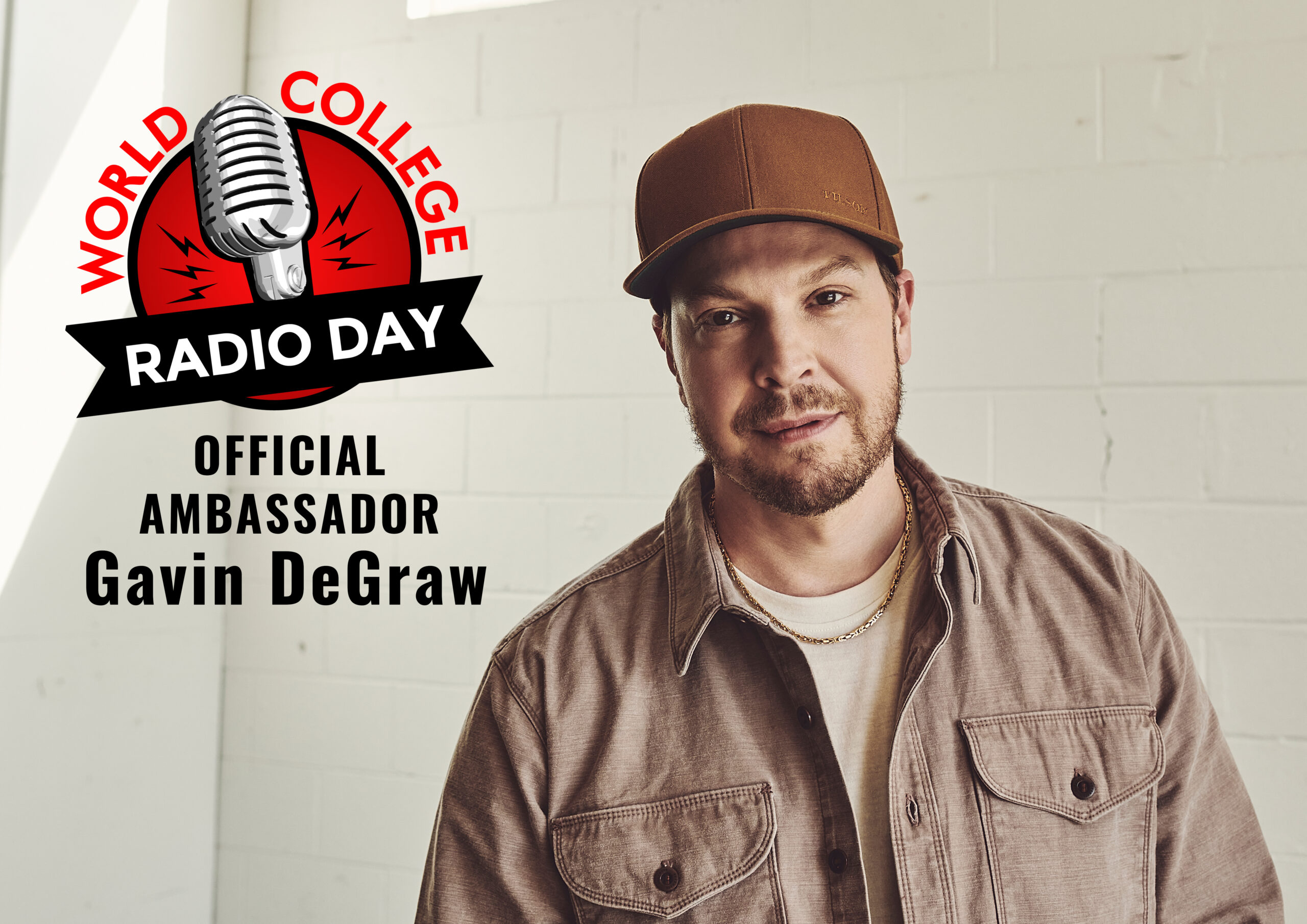 Hear “The Soundtrack of Democracy” on World College Radio Day 2024, Coming This Friday, October 4 – Gavin DeGraw named as Ambassador